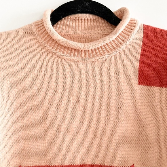 Patchwork Merino Wool Sweater - Picture 5 of 10